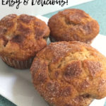 easy rhubarb muffins